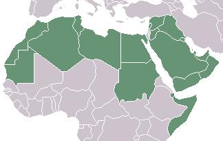 خريطة الوطن العربي صماء