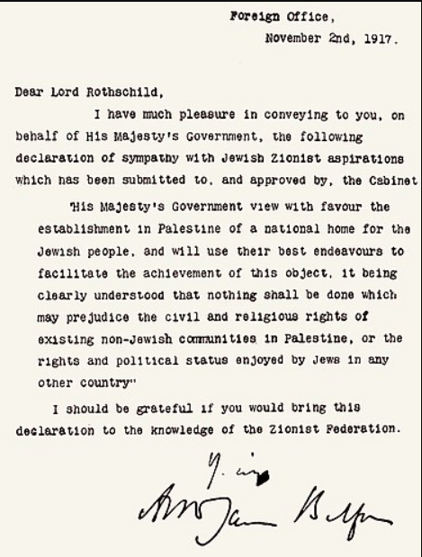 الأساليب التي اتخذتها بريطانيا لإنشاء وطن قومي لليهود في فلسطين