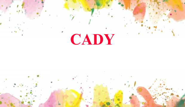 اجمل دلع اسم كادي , Cady او Cadi بالانجليزي , معنى اسم كادي