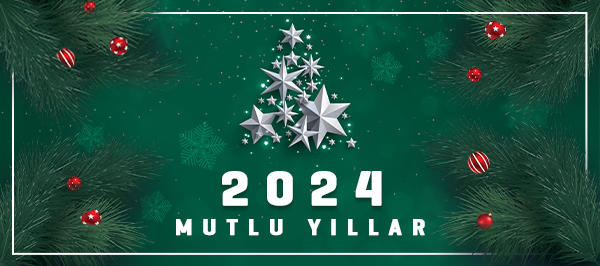 سنة سعيدة بالتركي 2024 mutlu yillar turkish